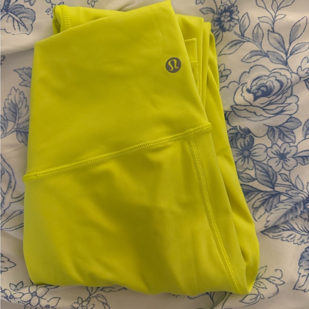 Lululemon Align High-Rise Pant 28" Electric Lemon